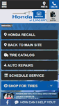 Mobile Screenshot of hondaoflincolnservice.com